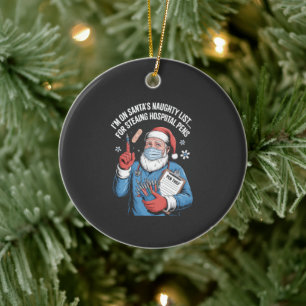 Ik sta op de stoute lijst van Sinterklaas omdat ik Keramisch Ornament