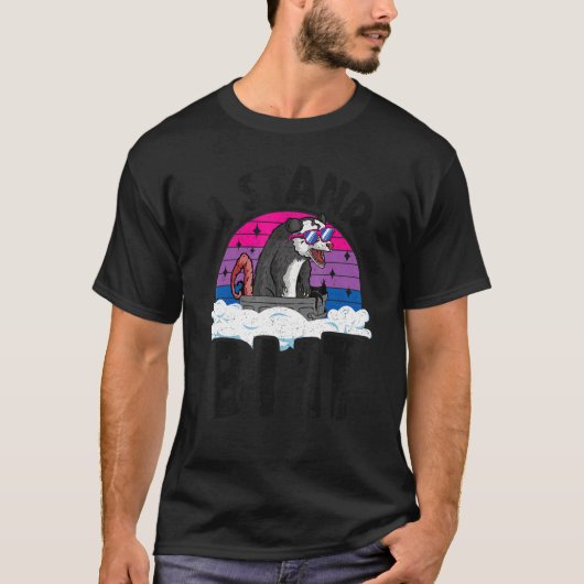 Ik sta op het punt om de bisexual Pride Flag Regen T-shirt (Voorkant)