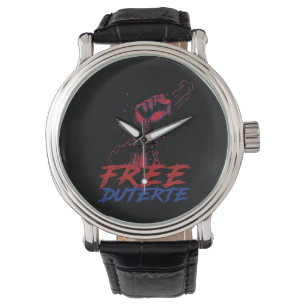 Ik sta voor Duterte Free DU30 Free Duterte Horloge
