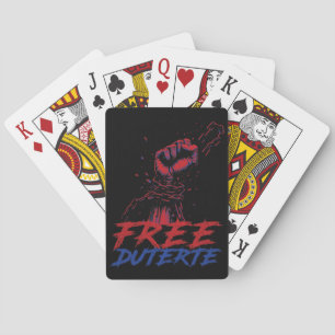 Ik sta voor Duterte Free DU30 Free Duterte Pokerkaarten