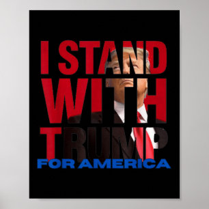 Ik sta voor Trump Poster