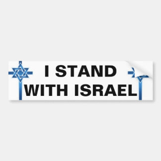 IK STAND MET ISRAËL BUMPERSTICKER