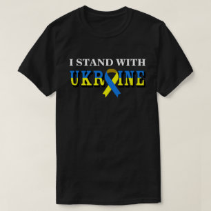 IK STAND MET OEKRAÏNE MET Peace Ribbon T-Shirt
