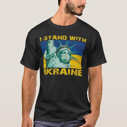 IK STAND MET OEKRAÏNE T-SHIRT (Voorkant)