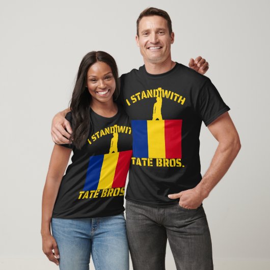 IK STAND MET TATE BROS. ROEMENIË FLAG ROEMENIË T-SHIRT (Unisex)