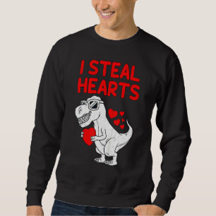 Ik Steal Hearts Rex Dino Valentijnsdag Toddler Boy Trui