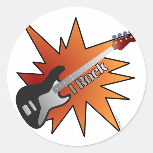 Ik steek Stickers (Voorkant)