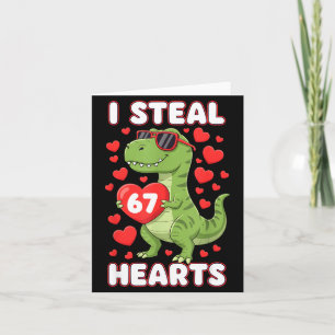 Ik steel harten 67 Trex Kids Valentijnenmeme Zes S Kaart