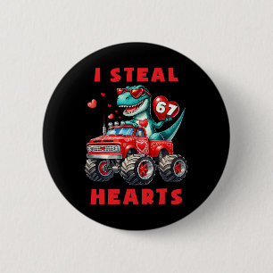 Ik steel harten 67 Valentijnsdag 67 Meme 6 7 T-re Ronde Button 5,7 Cm