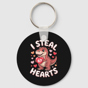 Ik steel harten 67 Valentijnsdag 67 Meme 6 7 T-re Sleutelhanger