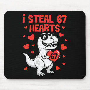 Ik steel harten Dino Boys Dinosaur Valentines 67 t Muismat