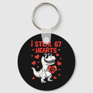 Ik steel harten Dino Boys Dinosaur Valentines 67 T Sleutelhanger