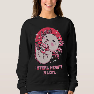 Ik steel harten een Lotl  Axolotl Humor Salamander Trui