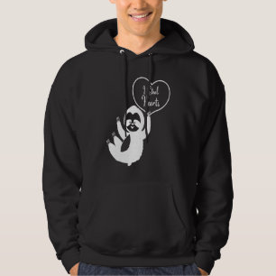 Ik steel harten luiaard Valentijnsdag 1 Hoodie