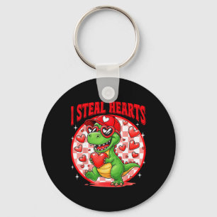 Ik steel harten T-rex Dino Door Jongen Valentijns  Sleutelhanger