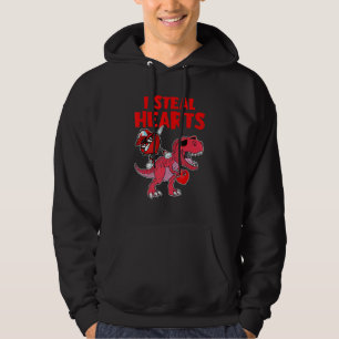 Ik steel harten Trex Dino Schattige Baby Jongen Va Hoodie
