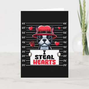 Ik steel schattige harten Valentijnsdag Boston Ter Kaart