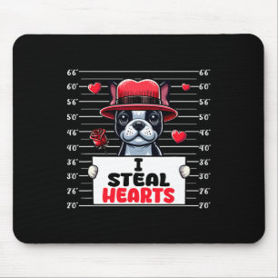 Ik steel schattige harten Valentijnsdag Boston Ter Muismat