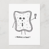 Ik stel een Toast voor Briefkaart (Voorkant)