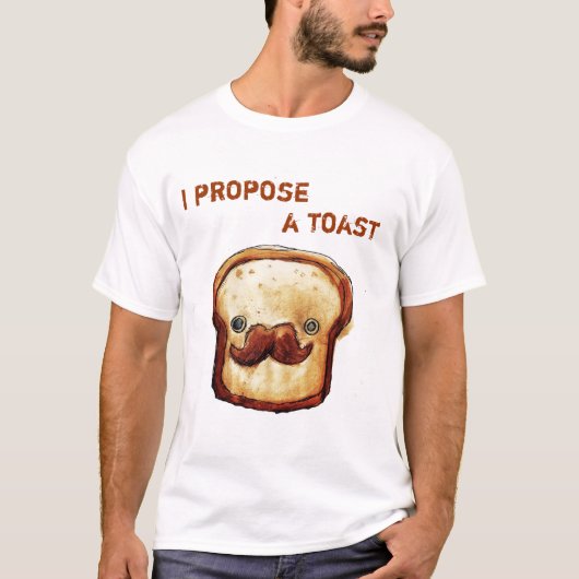 Ik stel een toast voor t-shirt (Voorkant)