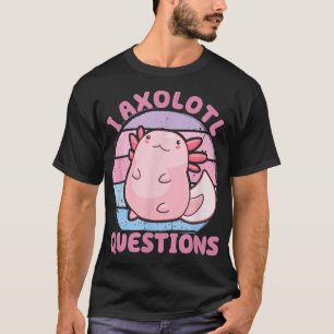 Ik stel Kinder vragen aan de jeugdvolwassenenretro T-shirt
