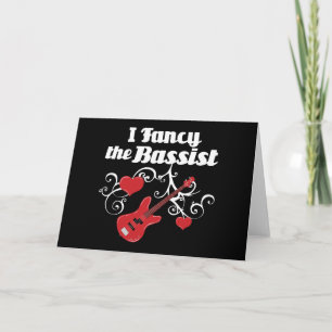 Ik stel me de Bassist voor Kaart