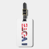 Ik stem bagagelabel (Voorkant verticaal)