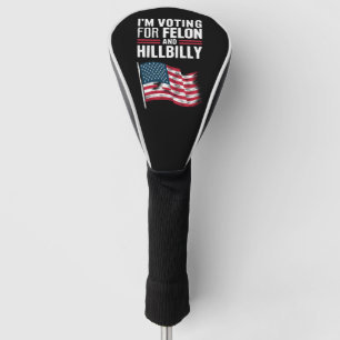 Ik Stem Op De Misdadiger & De Hillbilly 2024 Pro Golfheadcover