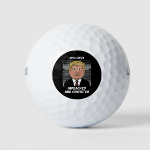 Ik Stem Op De Veroordeelde Misdadiger Pro Trump 20 Golfballen