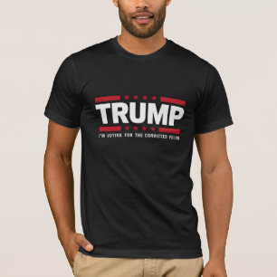 Ik Stem Op De Veroordeelde Misdadiger Pro Trump 20 T-shirt