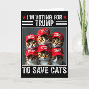 Ik Stem Op Trump Om Katten Te Redden Trump 2024 Ki Kaart