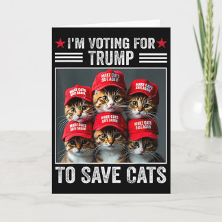 Ik Stem Op Trump Om Katten Te Redden Trump 2024 Ki Kaart
