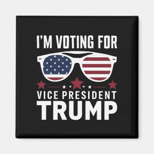 Ik Stem Op Vice President Trump 2024 Verkiezing Magneet