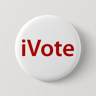 Ik stem ronde button 5,7 cm