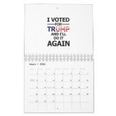 Ik stem voor Trump Kalender (Mar 2026)