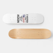 Ik stem voor Trump Skateboard (Horizontaal)