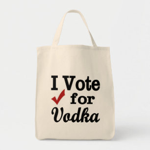 Ik Stem voor Wodka Tote Bag