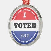 Ik stemde voor versiering metalen ornament (Links)