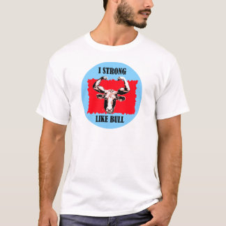ik sterk als stier t-shirt