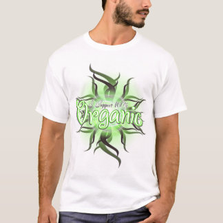Ik steun 100% biologisch t-shirt