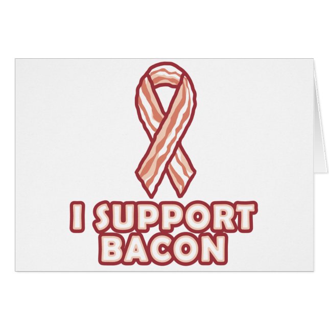 Ik steun Bacon (Voorkant Horizontaal)