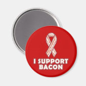 Ik steun Bacon Magneet (Voorkant / Achterkant)