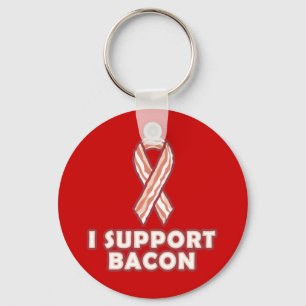 Ik steun Bacon Sleutelhanger