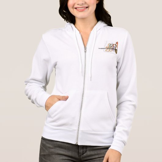 Ik steun Big Pythons Hoodie (Voorkant)