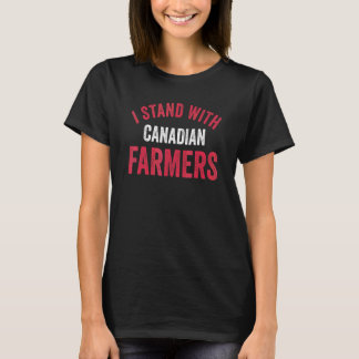 Ik Steun Canadese Boeren Boer Protest Steun T-shirt