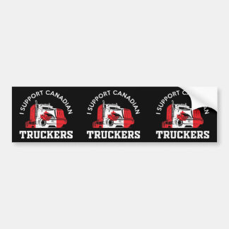 Ik steun Canadese truckers Bumpersticker