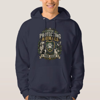 Ik steun de bescherming van dieren tegen mishandel hoodie