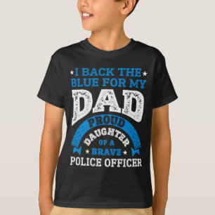 Ik Steun De Blauwen Voor Mijn Vader T-shirt