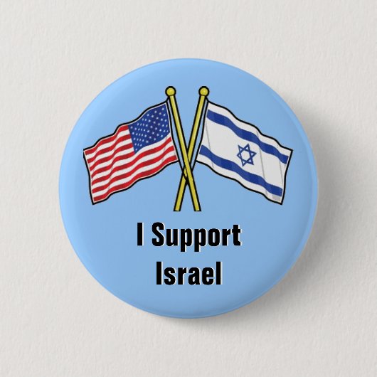 Ik steun de Israëlische Button (Voorkant)