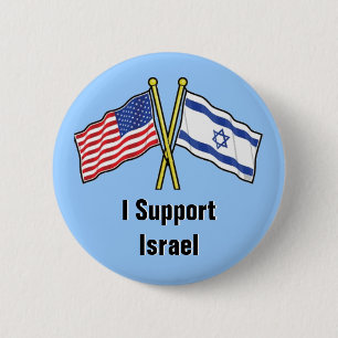 Ik steun de Israëlische Button